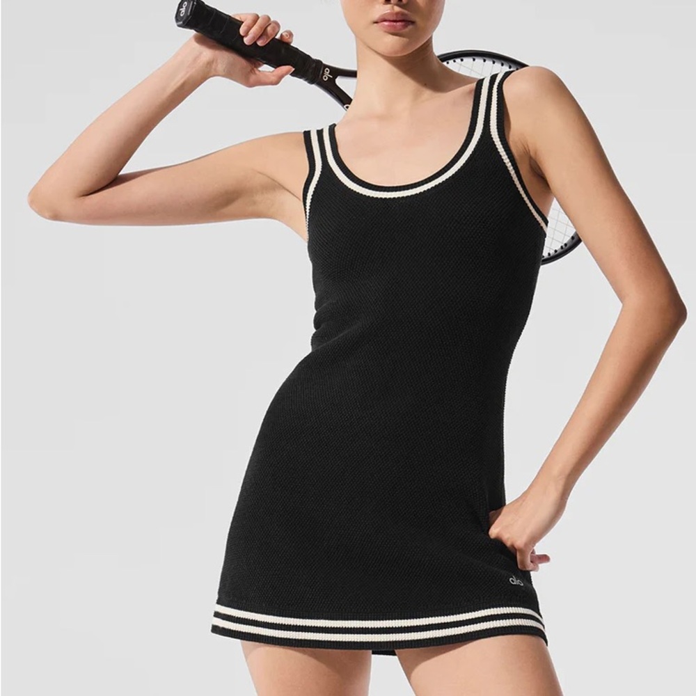 ALO ‘Tennis Club’ sweater knit dress